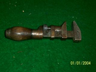 Vintage Monkey Wrench - L.  Coss Patent March 29th.  16 1889 - 4 1/2 " Long - Rare
