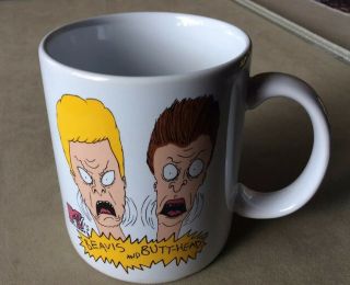 Beavis And Butthead Coffee Mug Out Of Character 1993 MTV 2