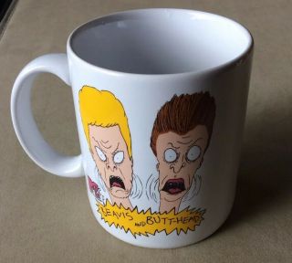 Beavis And Butthead Coffee Mug Out Of Character 1993 MTV 3