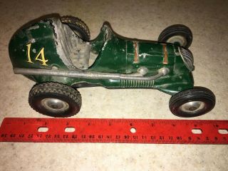 Vintage Ray Cox Thimble Drome Champion Racer Tether Car Non Motorized Green 14