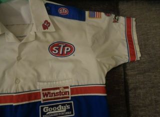 Vintage Nascar STP Richard Petty Race Pit Crew uniform Shirt/Pants  2