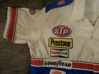 Vintage Nascar STP Richard Petty Race Pit Crew uniform Shirt/Pants  3