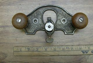 Old Tools,  Antique Stanley No.  71 - 1/2 Router Plane W/1/2 " Cutter,  10 - 19 - 1901