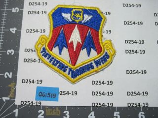 Usaf Air Force Patch Squadron 71st Flying Training Wing Ftw Vance Afb