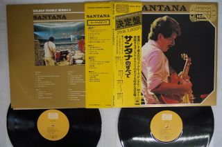 Santana Golden Double Series 11 Cbs/sony Sopw 49,  50 Japan Obi Vinyl 2lp