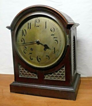 Antique W & H Winterhalter 8 Day Quarter Hour Chime Bracket Mantle Clock