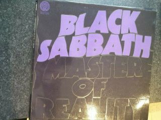 Black Sabbath - Masters Of Reality,  1971 - 1st Press Vinyl,  - Vertigo - B/w Swirl.