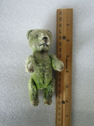 Rare Antique Schuco Germany 5” Teddy Bear Perfume Bottle Jointed
