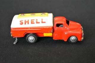 Shell Gas Japanese,  Tin Toy Truck,  Cragstan Tiny Giant