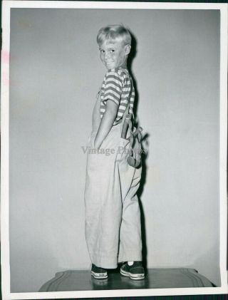 Press Photo Actor Jay North Celebrity Dennis The Menace Young Child Boy 7x9