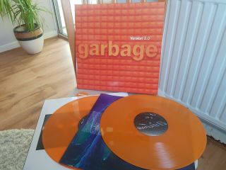 Garbage Version 2.  0 2 X Lp Orange Vinyl Reissue