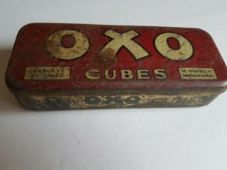 Oxo Bouillon Cubes Vintage Advertising Tin