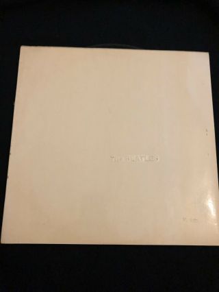 Rare The Beatles ‘’white Album ‘’first Press No.  0372309.  Pmc 7067 - 8 Uk