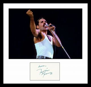 Ultra Cool - Queen - Freddie Mercury - Rock Legend - Authentic Signed Autograph