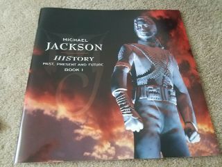 Michael Jackson History Past Present Future Book 1 Vinyl Record 3 LP Box Set VG, 2