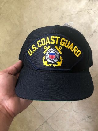 Uscg Us Coast Guard Usa Embroidered Baseball Cap Hat Eagle Crest