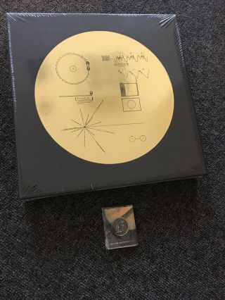 Voyager 40th Ann.  Golden Record 3 LP Box Set Ozma - - Still,  Pin 3