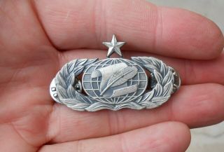 Old Vintage U.  S Air Force Usaf Information Management Pin Badge