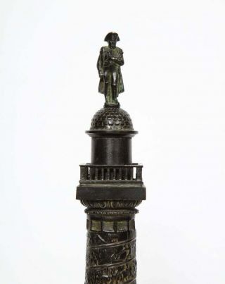 A French Grand Tour Bronze of the Place Vendome in Paris,  19th Century 3