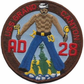Ad - 28 Uss Grand Canyon Patch