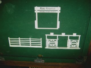 Vintage Marx Roy Rogers Rodeo Double R Bar Ranch Play Set Item Parts