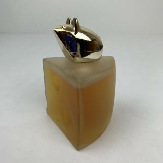 Avon Cologne Bird Of Paradise Mouse On Cheese Collector Bottle 3 Fl Oz (no Box)