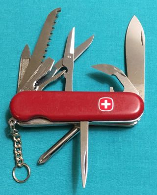 Retired Wenger Delemont Swiss Army Knife - Red Handyman - Multi Tool