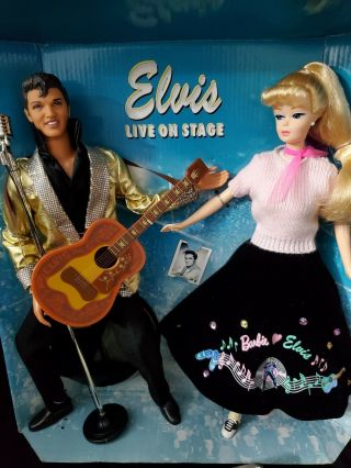 Barbie Loves Elvis Presley Doll Live On Stage Vintage 1996 Collector Edition