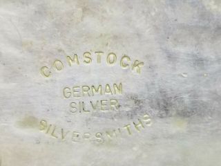 1981 Rodeo School Western Cowboy Belt Buckle Comstock Silversmiths German Silver 3