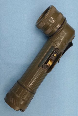 Fulton Mx - 991\u,  Usa Military Od Flashlight With Lenses