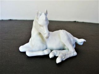 Vintage White Gorgeous Horse Made In West Germany - Kaiser - Porcelain Figurine.
