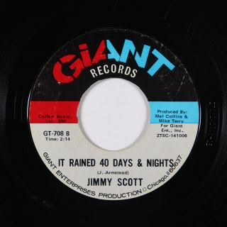 Northern Soul 45 - Jimmy Scott - It Rained 40 Days & Nights - Giant - Mp3