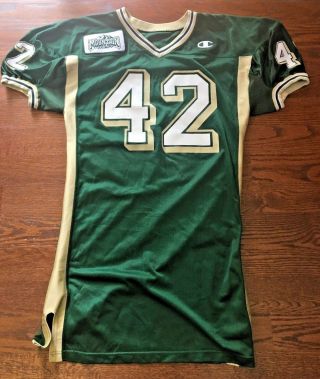 Vintage 1990s Colorado State Rams Game Football Jersey Worn 42 Wac Patch