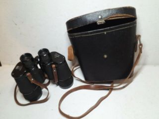 Vintage Nikko Tokyo Binoculars Novar 7x49mm 7.  1° & Case