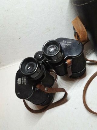 Vintage Nikko Tokyo Binoculars Novar 7x49mm 7.  1° & Case 2