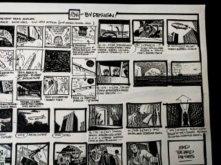 ALEX TOTH by Design Friends 1973 Hand Crafted STORYBOARD Pg SUPERMAN 3