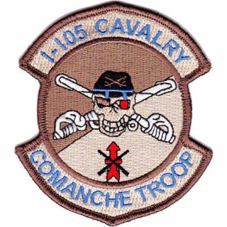 1st Squadron 105th Aviation Cavalry Regiment Desert Patch Hook And Loop