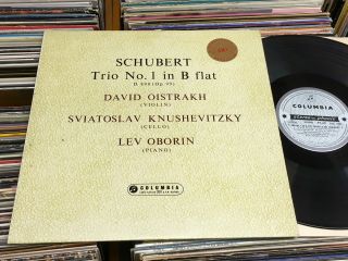 David Oistrakh Schubert: Trio In B Flat Lp Uk Columbia B/s Sax 2281 M -
