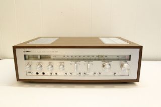 Vintage Large Silver Face Yamaha Cr - 820 Am - Fm Stereo Receiver