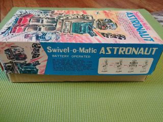 Vintage Robot Tin Horikawa 60s Swivel - o - Matic Astronaut Ho 3