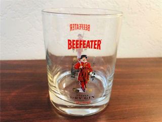 Beefeater London Dry Gin Low Ball Drinking Glass Beef Eater