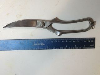 Hoffritz Vintage 9 Inch Poultry Shears/scissors Stainless Steel Italy