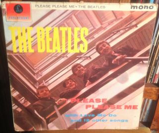 The Beatles Please Please Me 1963 Uk Parlophone Black & Gold 1st Mono Dick James