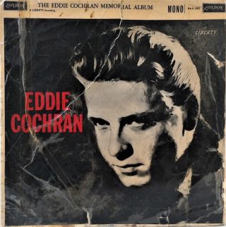 The Eddie Cochran Memorial Album Ha - G.  2267 Mono 1st Press Plum Label Vinyl Lp