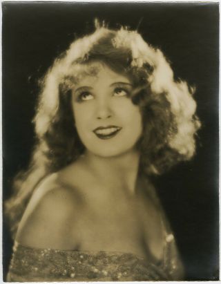 Large Edwin Bower Hesser Photograph Vintage Silent Film Star Lili Damita 1928