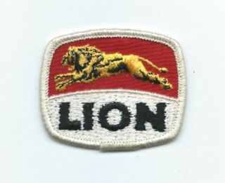 Vintage Heavily Embossed Lion Gas And Oil Patch N.  O.  S.  Hat - Jacket - Coat
