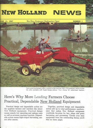 Farm Equipment Brochure - Holland - Mower Hayliner Blower Et Al 1967 (f6510)