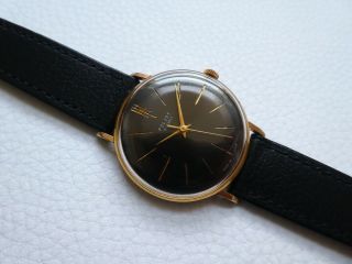 Elegant Very very rare Vintage Black POLJOT Men ' s dress watch from 1960 ' s years 2