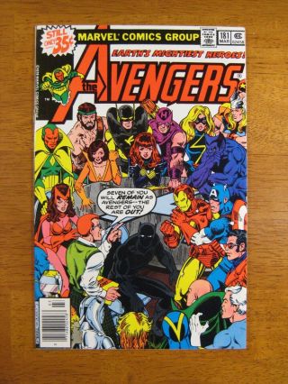 Avengers 181 Key (nm/9.  4, ) Gorgeous Insanely Bright & Glossy White Pgs