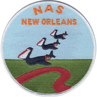 Naval Air Station Nas Orleans,  Louisiana Patch Wwii